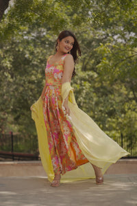 Lemon Cape Pink Tropic Skirt Fusion Wear