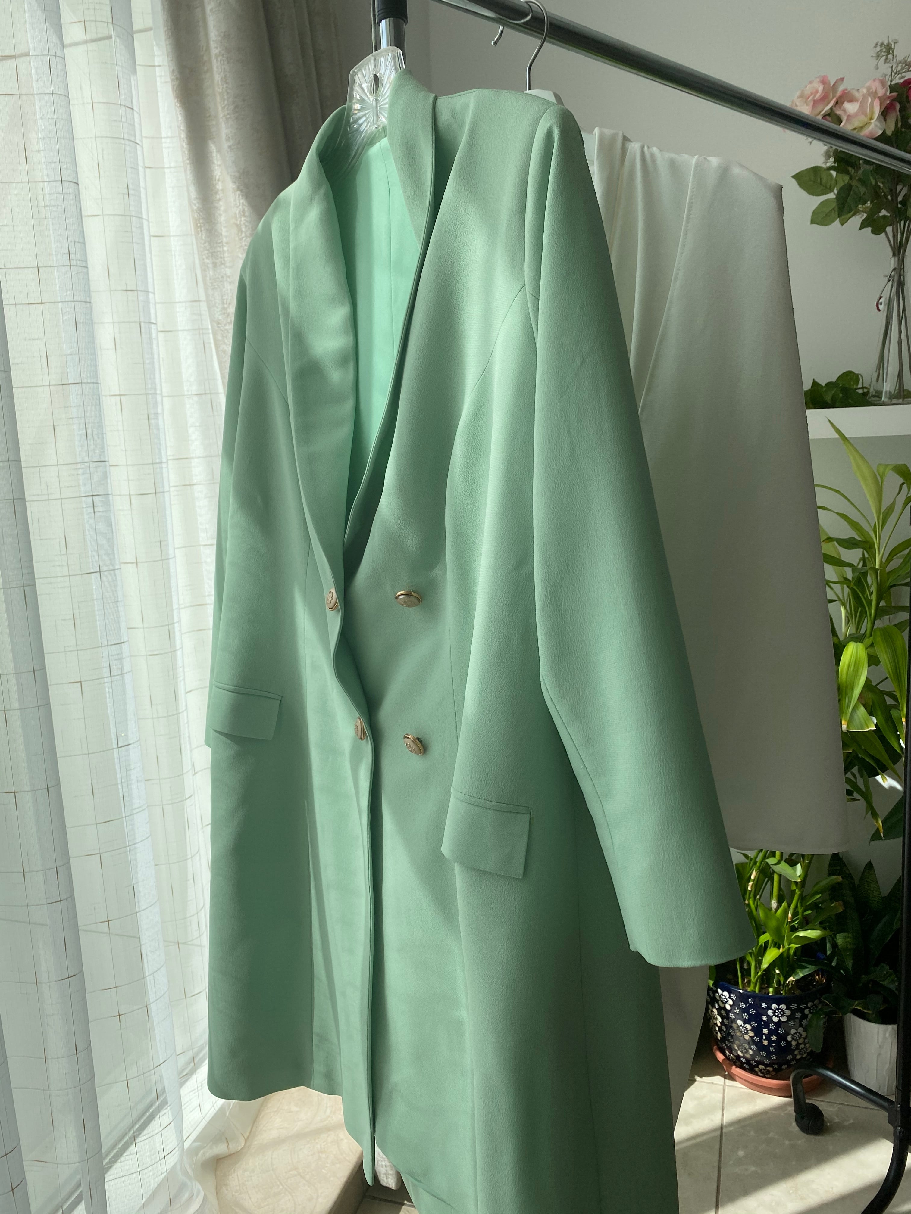 Mint Blazer Dress