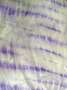 Cape White Purple Tye Dye Jumpsuit